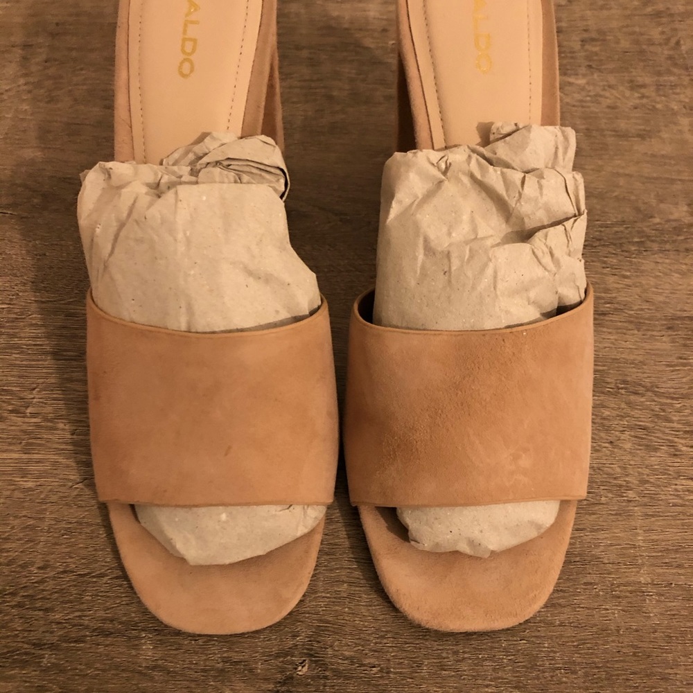 Aldo Blush Pink Mules